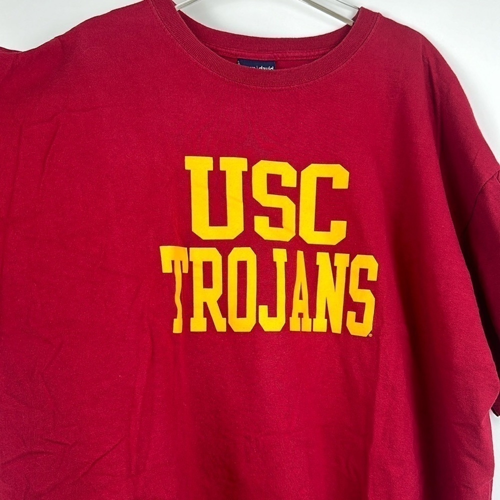 Camp David USC Trojans Cardinal Univ Of So Cal T-shirt Size XL - Picture 2 of 7